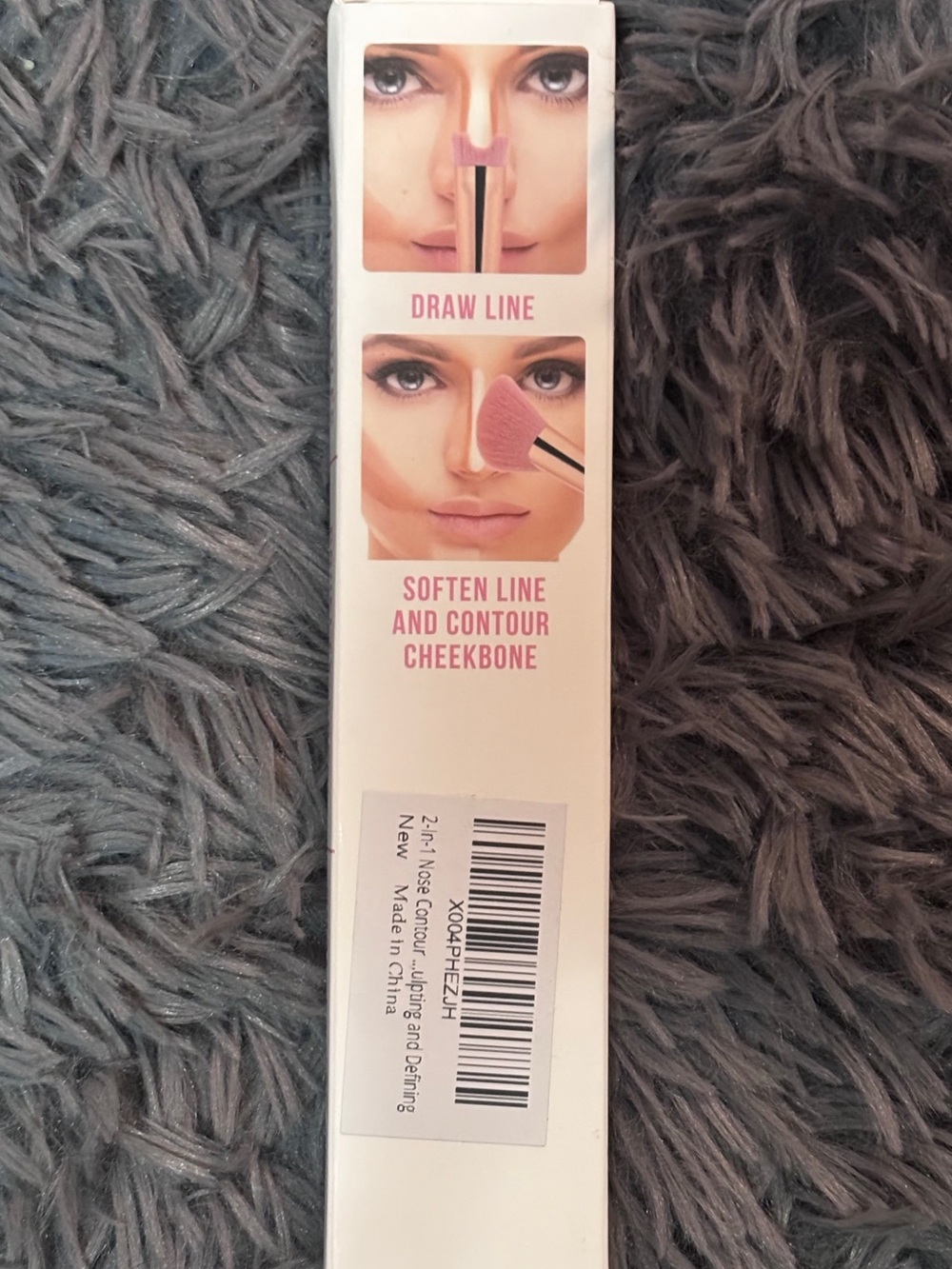 Nose Contour Dual-Ended Sculpting Brush - Pink 2 in 1 nwt - Picture 8 of 8